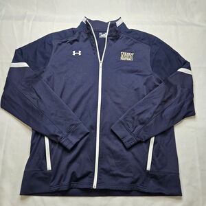 Under Armour US Navy Football Naval Full Zip Jacket Men's XL NCAA Military Bowl